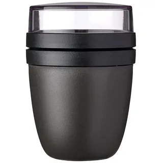 Frischhaltedose Ellipse schwarz 11 cm 0,2 l