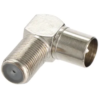 goobay 12236 Winkeladapter: F-Buchse > Koax-Stecker 90°