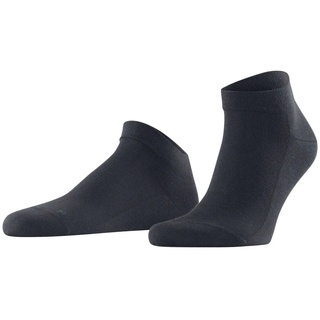 Falke Herren Socken Baumwolle, Logo, einfarbig Dunkelblau 43-46