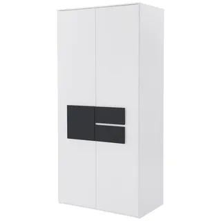 Röhr Kleiderschrank Clip 101 x 215 cm Dekor Weiß