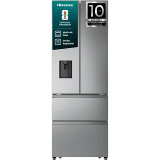 Hisense RF632N4WIE French Door (485 l, 2000 mm hoch, Edelstahl)
