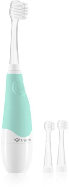 TrueLife SonicBrush Baby G batteriebetriebene Zahnbürste für Kinder + 2 Ersatzaufsätze für Kinder 1 St.
