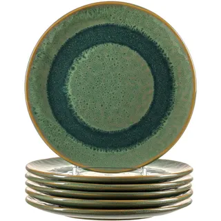 LEONARDO Matera Teller 6er Set grün