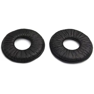 GMBYLBY Tragbare Ohrpolster für Sony MDR-ZX100 ZX300 V150, auch für MDR-V150 V250 V300 V100 V200 V400 ZX110, Schwarz, Kunstleder