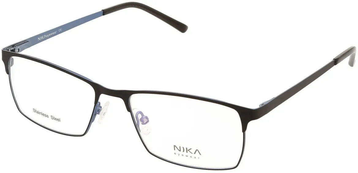 Brille Basic Men B2550 in Schwarz Blaugrau matt