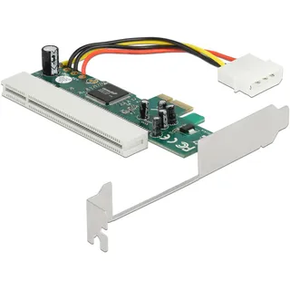 DeLock 90062 Riser-Karte PCI Express x1 zu 1 x PCI 32 Bit 5 V Slot, Kontrollerkarte