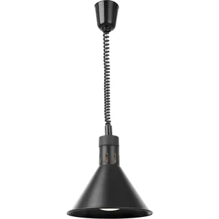 HENDI Wärmelampe, konisch 250 W, Warmhalteplatte, Grau