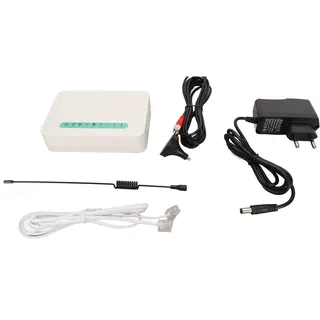 GSM Fixed Wireless Terminal, 3G 4G LTE Quad Band GSM 850/900/1800/1900 MHz Desktop Wireless Terminal Caller ID Dialer mit LED-Lichtanzeige, für Festnetztelefon, Alarm (EU-Stecker)