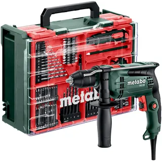 Metabo SBE 650 Set 2-Gang-Schlagbohrmaschine 650 W,