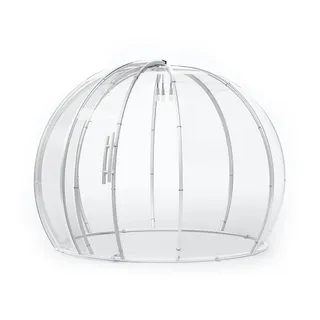 astreea Igloo Plus Gastro Terrassen Pavillon Model M 3,03x3,03x2,30m, wasserdicht, transparent, mit Beleuchtungssystem