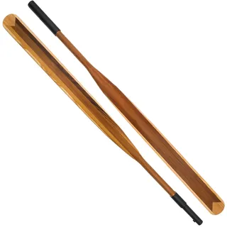 John Paddle Teilbares Grönland Paddel 2-tailig Eskimo Split 215/220/225/230cm für Seekajak sehr leicht etwa 850-930g aus Zeder und Esche - traditionelles Grönlandpaddel mit Teilung (225cm/85mm)