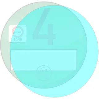 Ablösbare Trägerfolie für Feinstaubplakette von Finest-Folia Umweltplakette Haftfolie Vignette ((K003) 100mm)