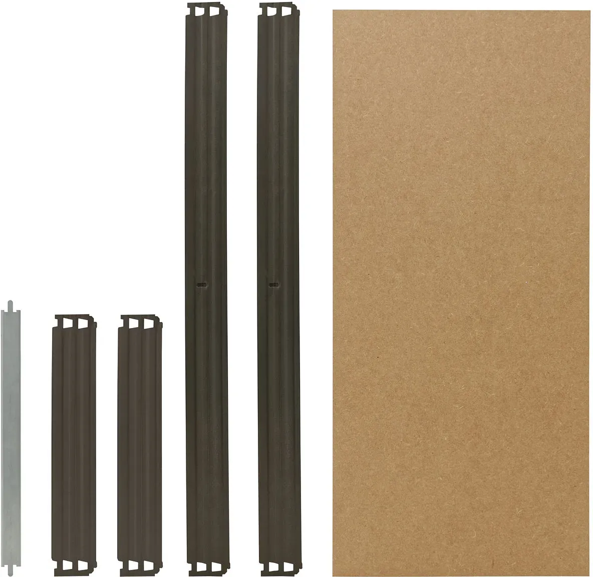 shelfplaza PRO 120x45 cm Fachboden-Set in grau für PRO Schwerlastregale