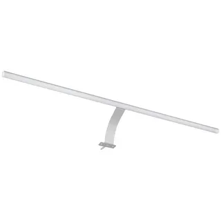 sebson SEBSON® LED Spiegelleuchte 60cm mit Schalter, Schrank Aufbauleuchte, neutralweiß 4000K, 600x13mm, 6W, 450lm, Aluminium, Schminklicht, Bad, Stecker