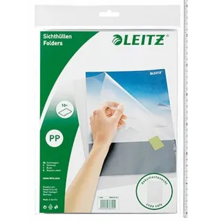 Leitz Sichthüllen 4000 Standard DIN A4 transparent genarbt 0,13 mm, 10 St.