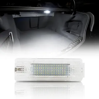 GSOWO LED Kofferraumbeleuchtung Xenon Weiß Plug&Play ohne Fehlermeldung für V-W Beetle Golf 5 Golf 6 Golf 7 Golf Plus (ab 2005) Caddy (ab 2004), [Langlebig & Effizient], 1 Stücke