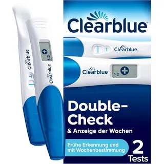 Clearblue Schwangerschaftstest Kombipack Double-Check & Woche,