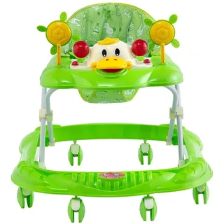 Lauflernhilfe Babywalker mit Spielset Lauflernwagen Gehfrei Baby Kinder Grün