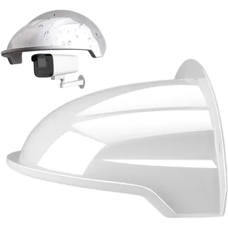 Kamera Regenabdeckung Schutz vor Staub, Sonne, Regen, Schnee Bauch Outdoor Kamera Abdeckung Weißer Überwachung Kamera Schutzdach für Kuppel/Bullet Outdoor -Kamera, Kamera Regenabdeckung