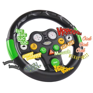 Big 800056488 Traktor Sound Wheel, Mehrfarbig