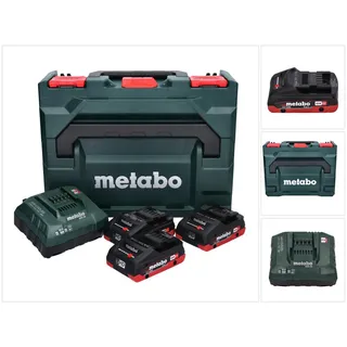 18 V 3 x 4,0 Ah + Ladegerät + metaBox 685133000