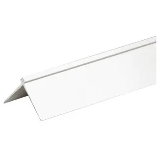 PROVISTON Tapetenleiste 22 x 22 x 2600 mm Weiß Tapeteneckleiste Kantenschutz - Proviston