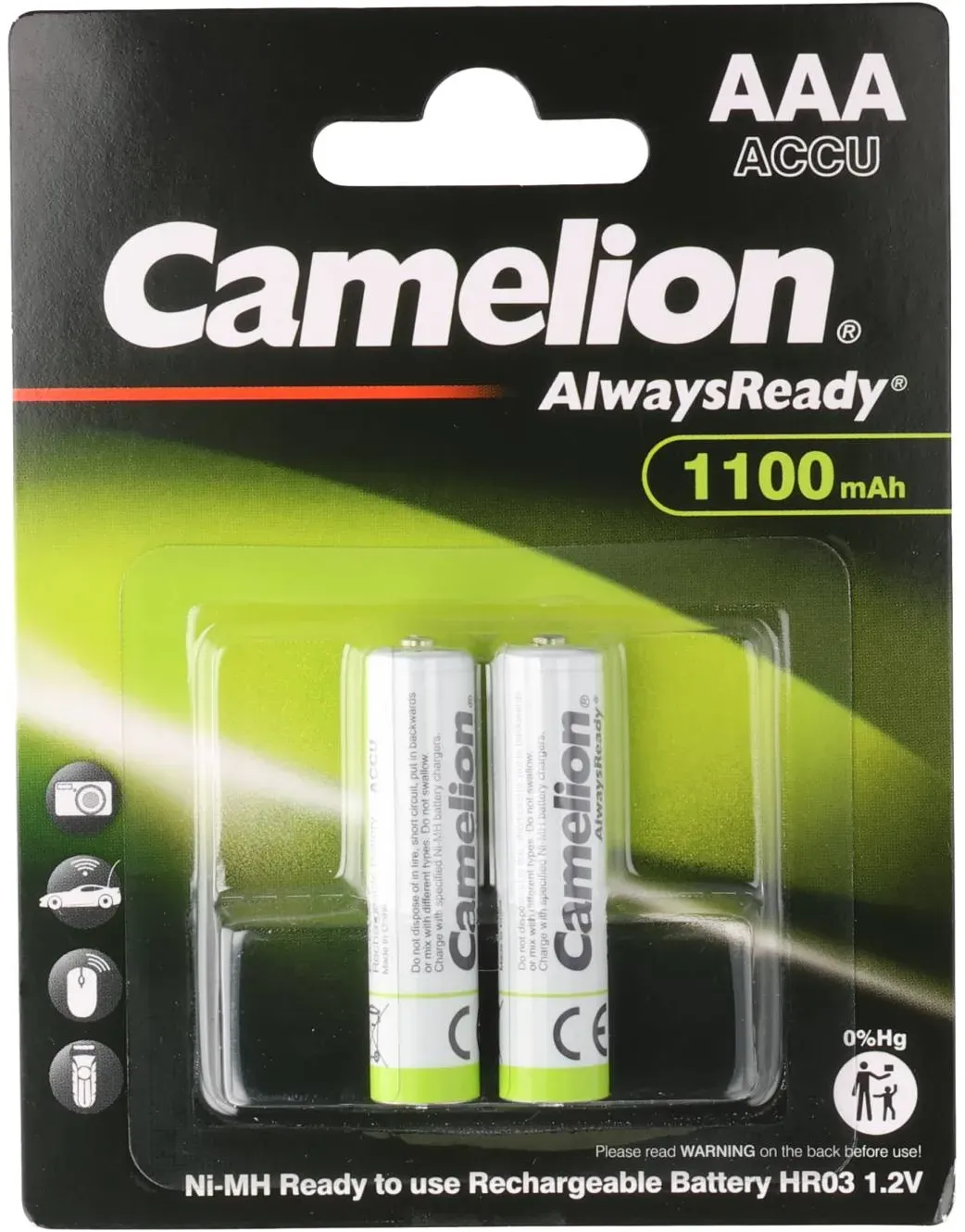 Akku für GIGASET C385, Typ Micro, AAA, R3, R03, 1,2Volt, 1.100 mAh, Ni-Mh