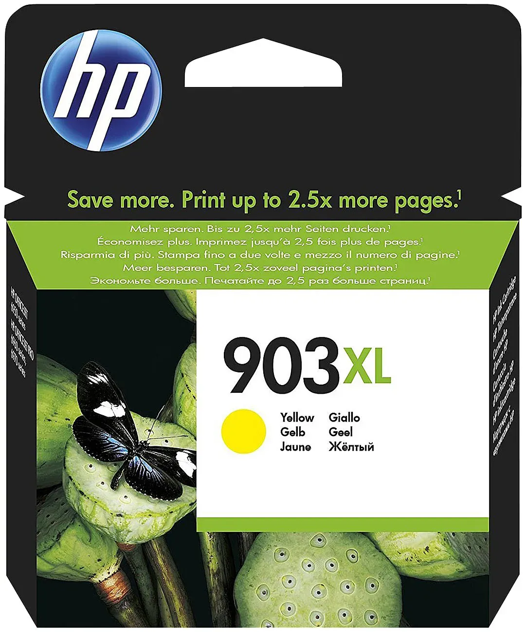 HP Original XL-Tintenpatrone T6M11AE / 903XL gelb - Hohe Reichweite (bis 825 Seiten) - Für OfficeJet 6900 & Pro 6860 Serie - Lebendige Ausdrucke