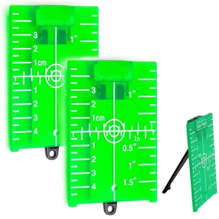 Magnetic Laser Target Set, Green Laser Alignment Plates, 2 Pieces