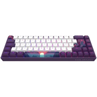 Dark Project 68 Sunrise - Mechanische Gaming-Tastatur, USB-Kabelte, mehrsprachige Tastenkappen, anpassbare RGB, (DE) [ISO]
