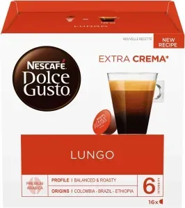 16 Kaffeekapseln Nescafé Dolce Gusto LUNGO