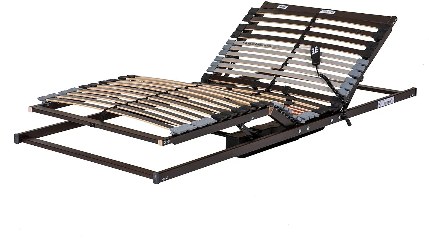 BECO 7-Zonen Premium Motor-Lattenrost, Kopf- und Fußteil elektrisch verstellbar (90 x 200 cm)