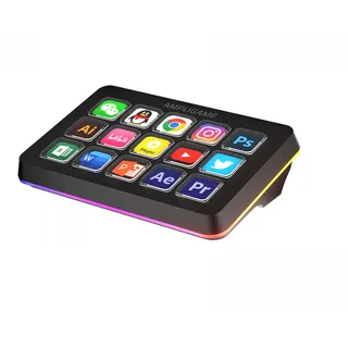 Fifine AMPLIGAME D6 Stream Controller - Streaming Deck - Schwarz