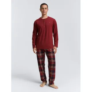 Tom Tailor Pyjama Rhodos in rot-mittel-Karo | Gr.: 48