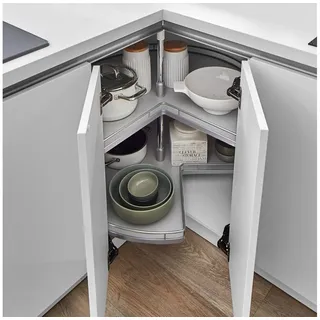 Kesseböhmer Dreiviertelkreis Silbergrau/ ARENA Classic für 80er Eckschrank