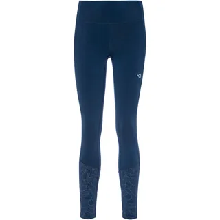 KARI TRAA Vilde Thermal Tights dark navy blue royal, S - Laufbekleidung