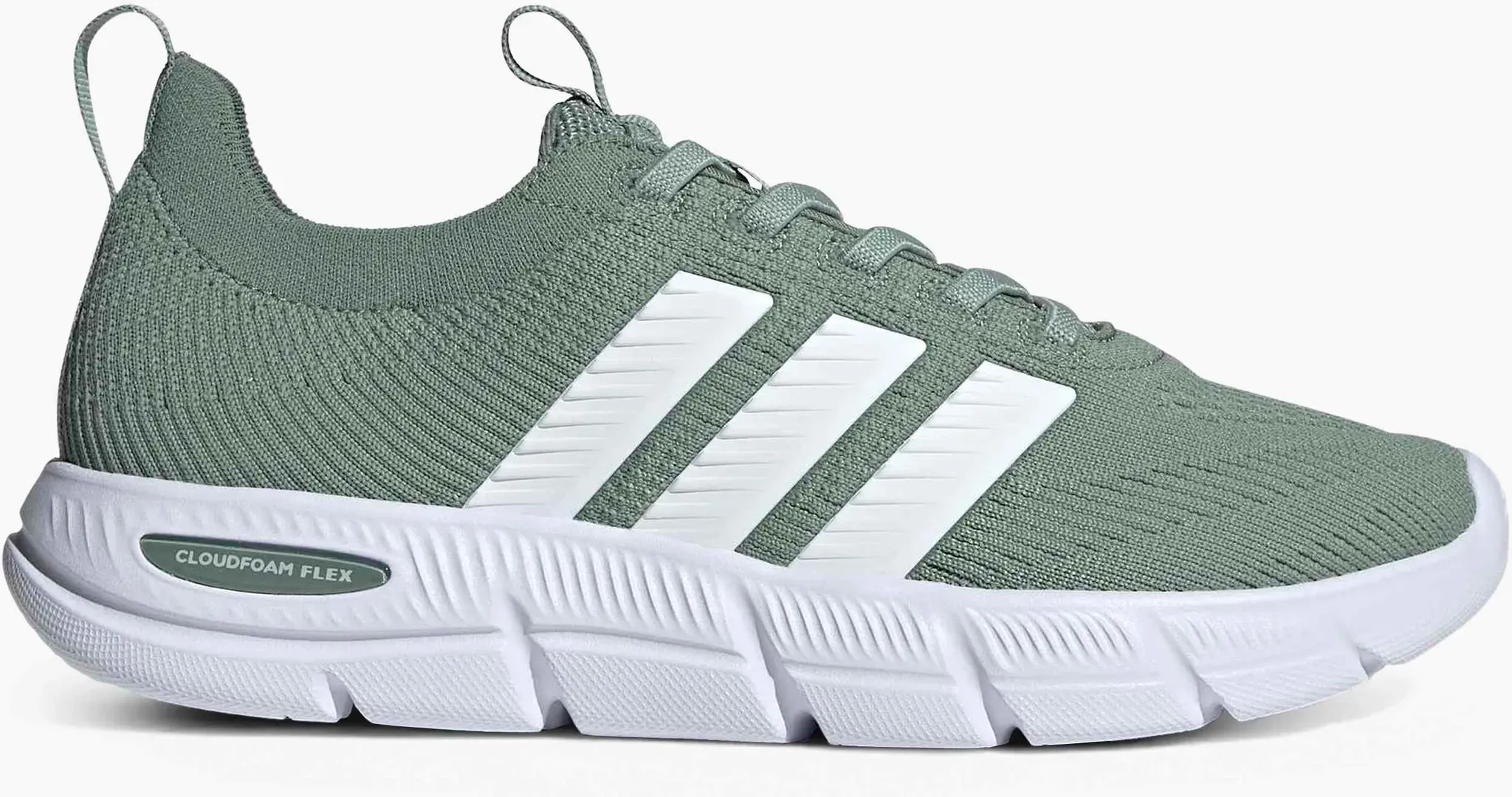 adidas Cloudfoam Flex Slounge Sneaker Grün, Damen, Größe: 37 1/33, Material: Synthetik/Textil - adidas Cloudfoam Flex Slounge Sneaker Grün, Damen, Größe: 37 1/33, Material: Synthetik/Textil - woman - Gruen