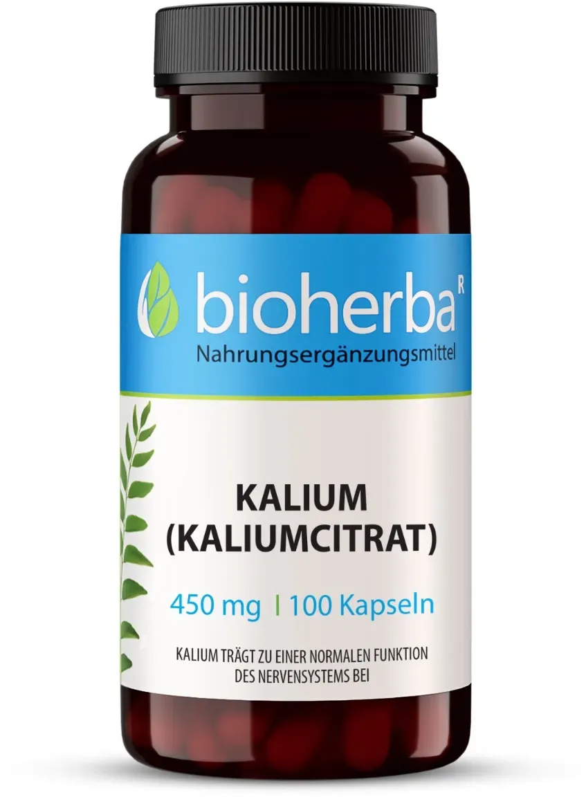 Kalium (Kaliumcitrat) 450 mg 100 Kapseln