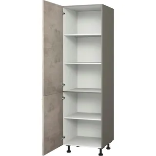 kochstation Vorratsschrank »Trea SV60-195«, Höhe 195 cm, Breite 60 cm grau