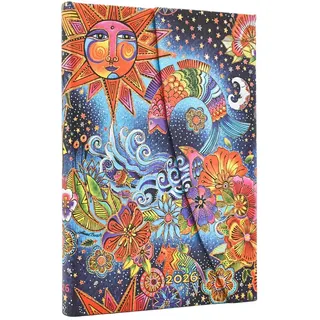 paperblanks ltd. 12-Monatskalender. 2026 Himmlische Magie, Mini, Horizontal