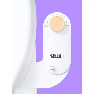 Bidetlity Bidet-Aufsatz - Kaltwasser  WC Bidet | Po-Dusche & Intimdusche für sanfte Reinigung ohne Strom