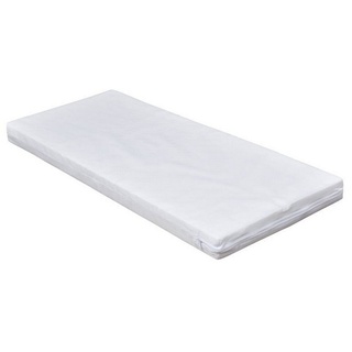 Babymatratze Wiegenmatratze, Baby-Delux, 6.00 cm hoch, für Wiege Babywiege Babymatratze Schaumstoff 40x90 Weiß weiß