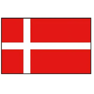 Flagge  (Dänemark, 45 x 30 cm, Spunpolyester)