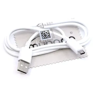 Ladekabel für Original Samsung Daten Kabel für Samsung Galaxy A3 2016, A5 2016, A7 2016, A7 2018 Kabel Daten PC Datenkabel USB Micro USB 1m mit mungoo Displayputztuch