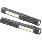 2er-Set 2in1-LED-Taschenlampen mit COB-LED-Arbeitsleuchte, Magnet