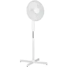 Reality Leuchten Standventilator BERGEN, Weiß - 62 x 105 cm - Kunststoff - Schwenkbar