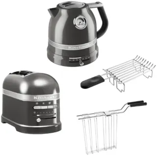 medaillon silber inkl. Brötchenaufsatz + Wasserkocher