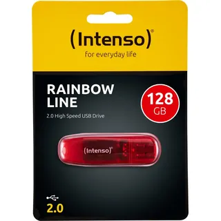 Intenso Rainbow Line 128GB rot