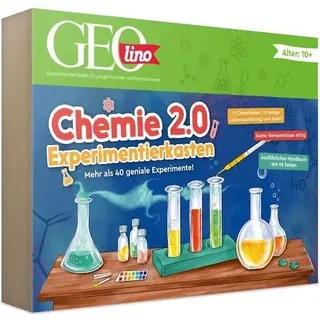 Franzis 67212 - GEOlino Chemie 2.0 Experimentierkasten - Mehr als 40 geniale Experimente! Für Kinder ab 10 Jahren