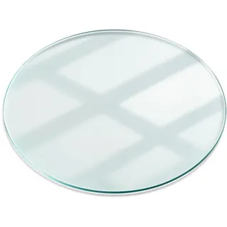 Tulup Tischplatte rund Ø 100 cm Glas transparent